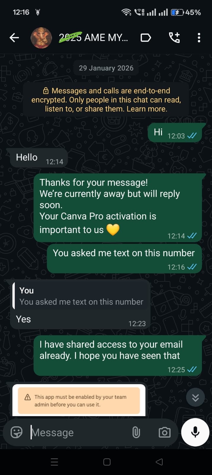 Canva Pro Activation